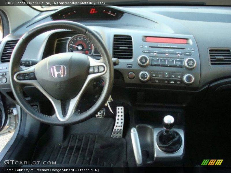 Alabaster Silver Metallic / Black 2007 Honda Civic Si Coupe