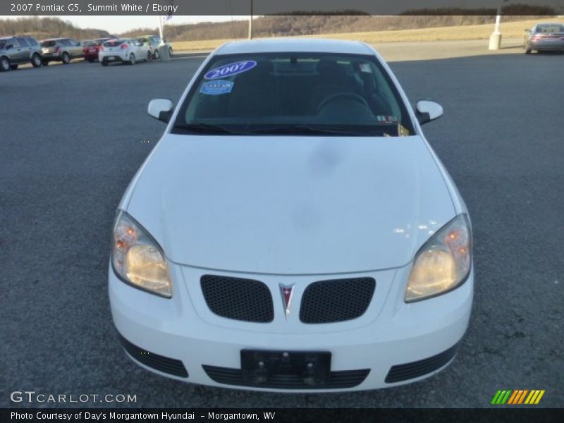 Summit White / Ebony 2007 Pontiac G5