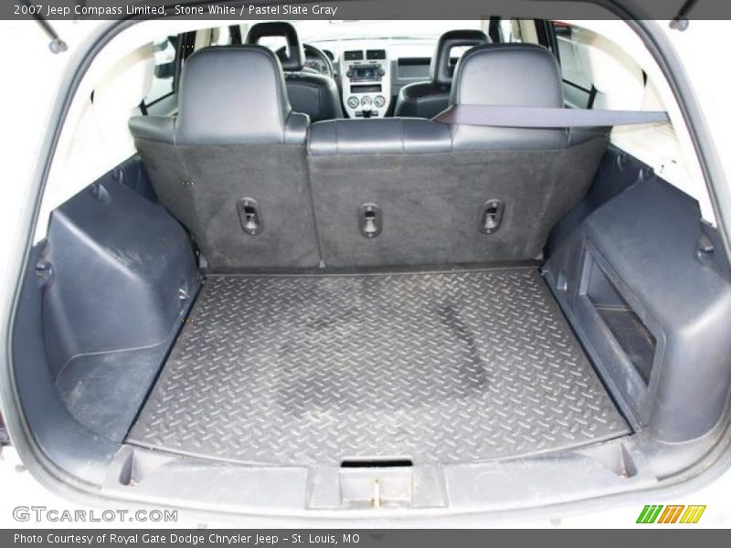 Stone White / Pastel Slate Gray 2007 Jeep Compass Limited