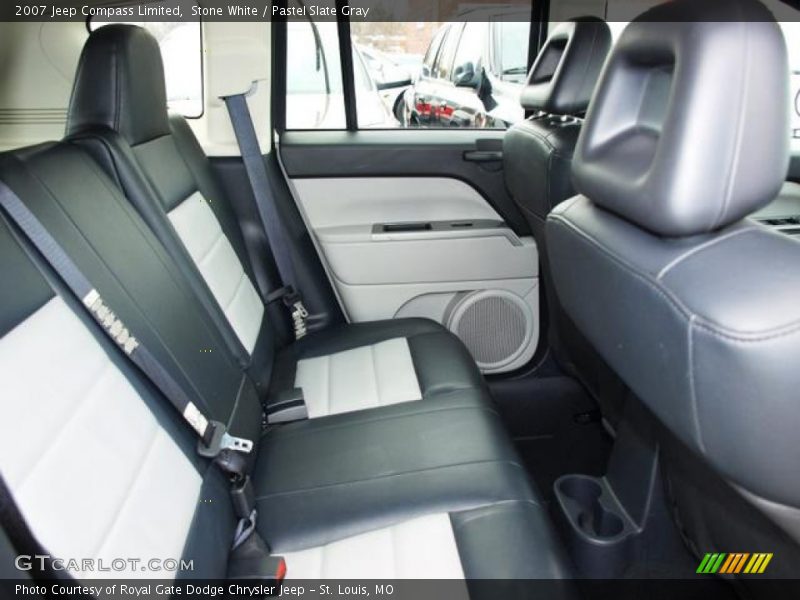 Stone White / Pastel Slate Gray 2007 Jeep Compass Limited