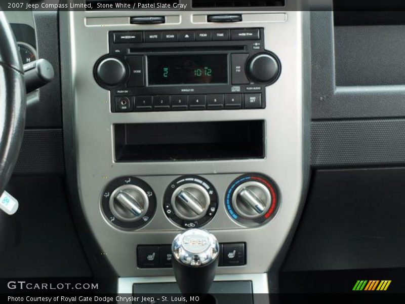 Stone White / Pastel Slate Gray 2007 Jeep Compass Limited
