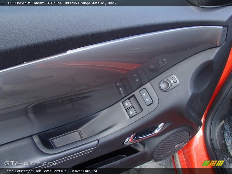 Inferno Orange Metallic / Black 2012 Chevrolet Camaro LT Coupe