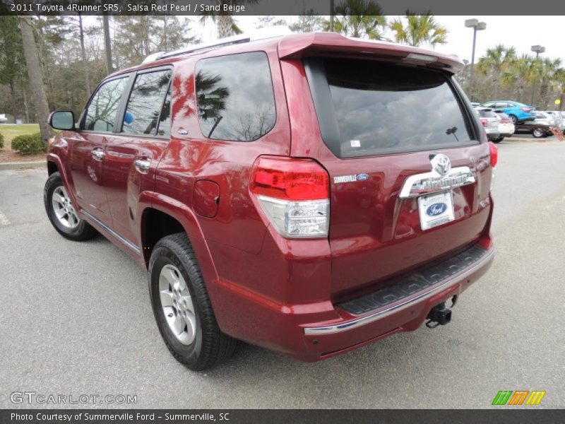 Salsa Red Pearl / Sand Beige 2011 Toyota 4Runner SR5