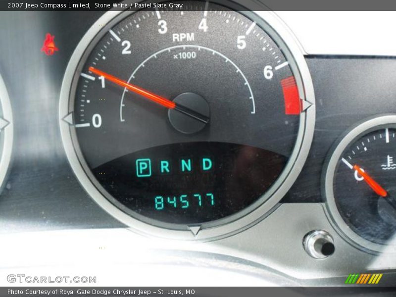 Stone White / Pastel Slate Gray 2007 Jeep Compass Limited