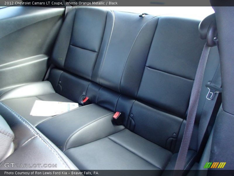 Inferno Orange Metallic / Black 2012 Chevrolet Camaro LT Coupe