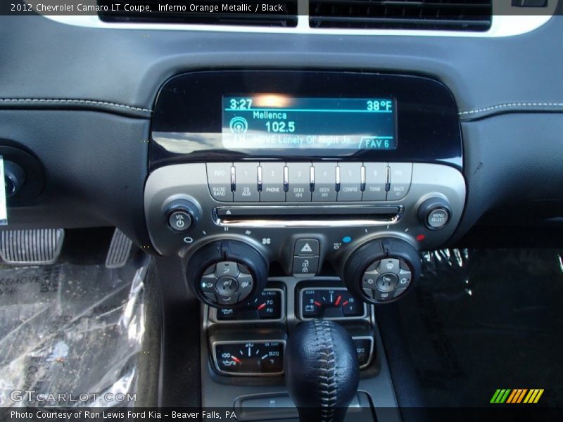 Inferno Orange Metallic / Black 2012 Chevrolet Camaro LT Coupe