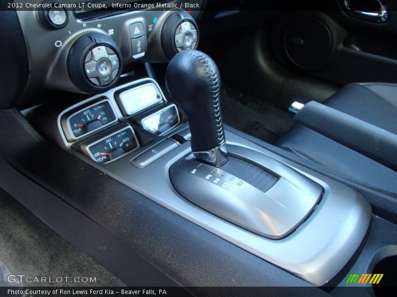 Inferno Orange Metallic / Black 2012 Chevrolet Camaro LT Coupe