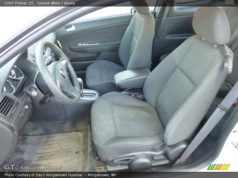 Summit White / Ebony 2007 Pontiac G5