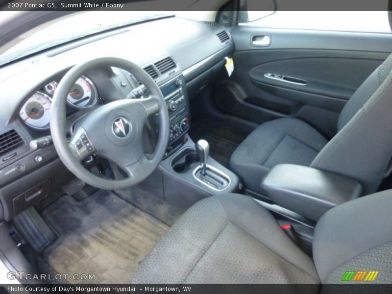 Summit White / Ebony 2007 Pontiac G5