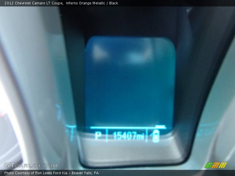 Inferno Orange Metallic / Black 2012 Chevrolet Camaro LT Coupe