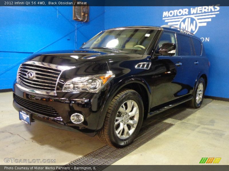 Black Obsidian / Wheat 2012 Infiniti QX 56 4WD