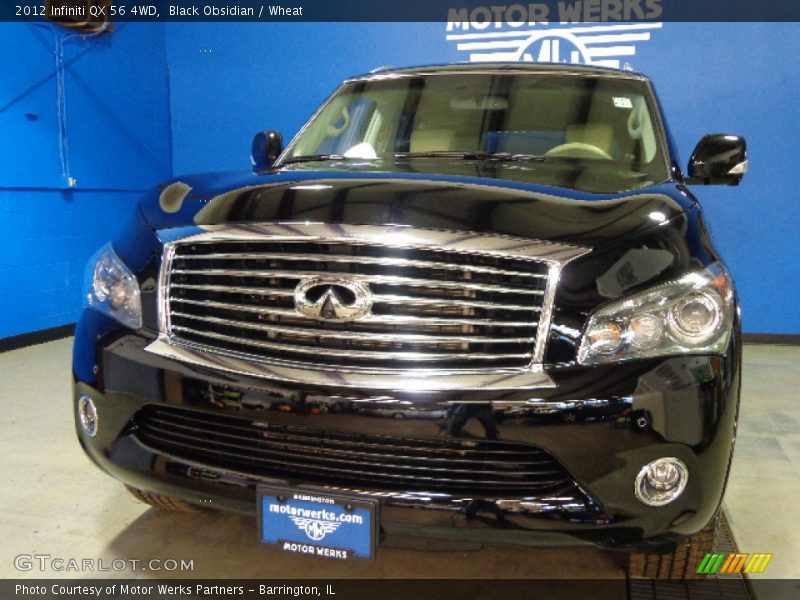 Black Obsidian / Wheat 2012 Infiniti QX 56 4WD
