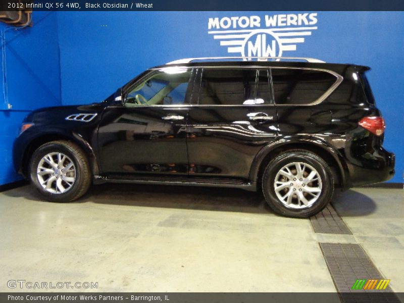 Black Obsidian / Wheat 2012 Infiniti QX 56 4WD