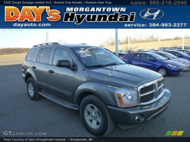 Mineral Gray Metallic / Medium Slate Gray 2005 Dodge Durango Limited 4x4