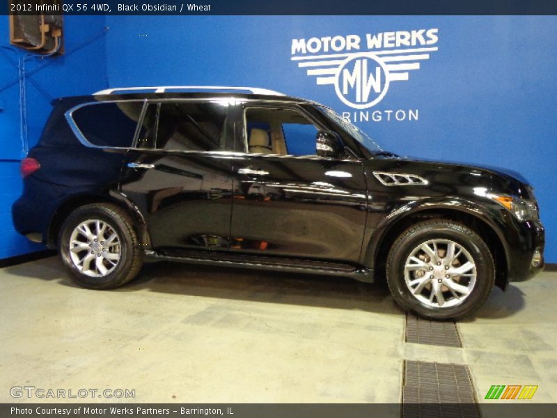 Black Obsidian / Wheat 2012 Infiniti QX 56 4WD