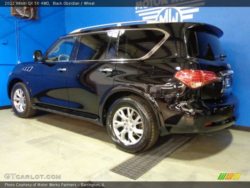 Black Obsidian / Wheat 2012 Infiniti QX 56 4WD