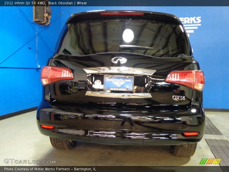 Black Obsidian / Wheat 2012 Infiniti QX 56 4WD