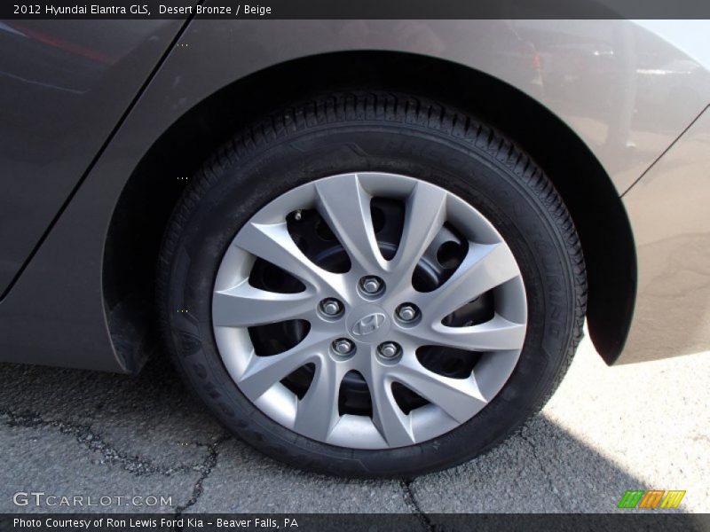 Desert Bronze / Beige 2012 Hyundai Elantra GLS