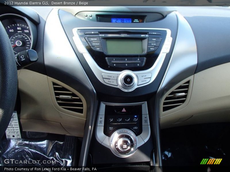 Desert Bronze / Beige 2012 Hyundai Elantra GLS