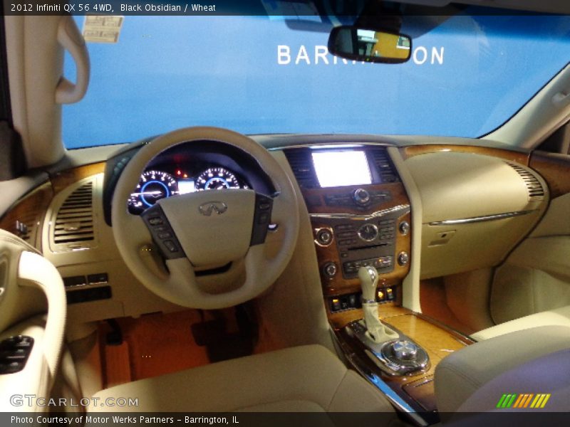 Black Obsidian / Wheat 2012 Infiniti QX 56 4WD