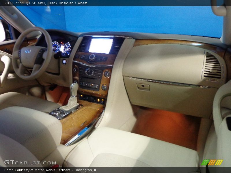 Black Obsidian / Wheat 2012 Infiniti QX 56 4WD