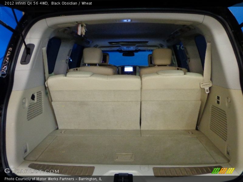 Black Obsidian / Wheat 2012 Infiniti QX 56 4WD