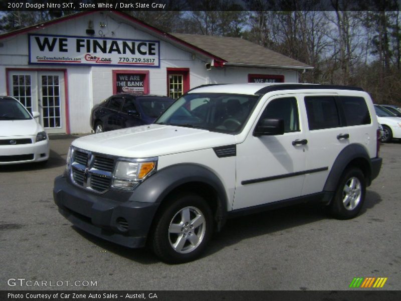 Stone White / Dark Slate Gray 2007 Dodge Nitro SXT