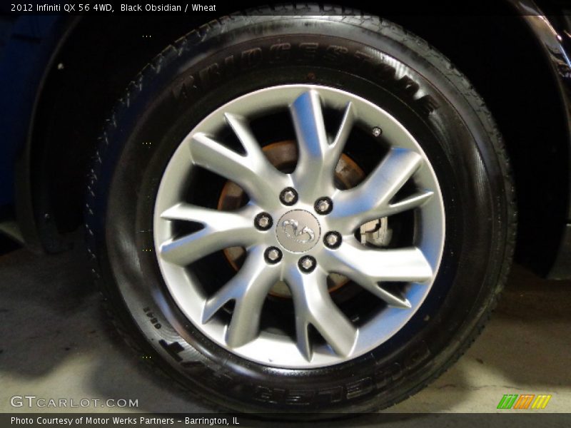 Black Obsidian / Wheat 2012 Infiniti QX 56 4WD