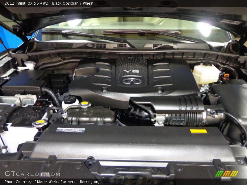 Black Obsidian / Wheat 2012 Infiniti QX 56 4WD