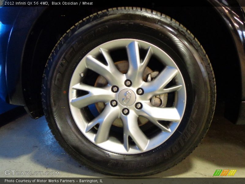 Black Obsidian / Wheat 2012 Infiniti QX 56 4WD