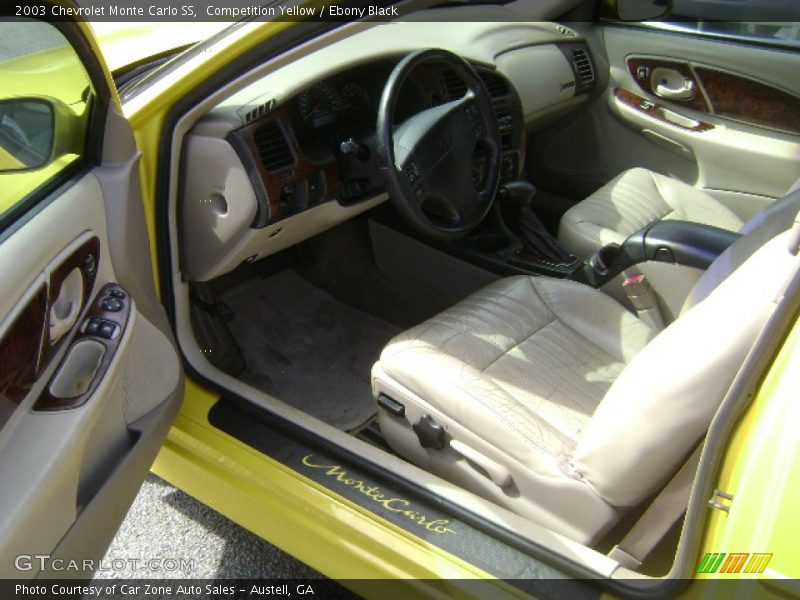 Competition Yellow / Ebony Black 2003 Chevrolet Monte Carlo SS