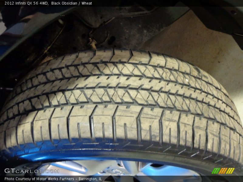 Black Obsidian / Wheat 2012 Infiniti QX 56 4WD