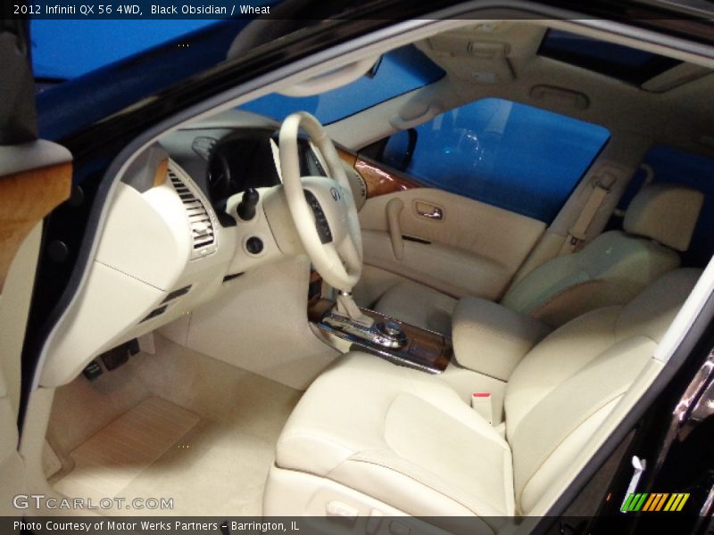Black Obsidian / Wheat 2012 Infiniti QX 56 4WD