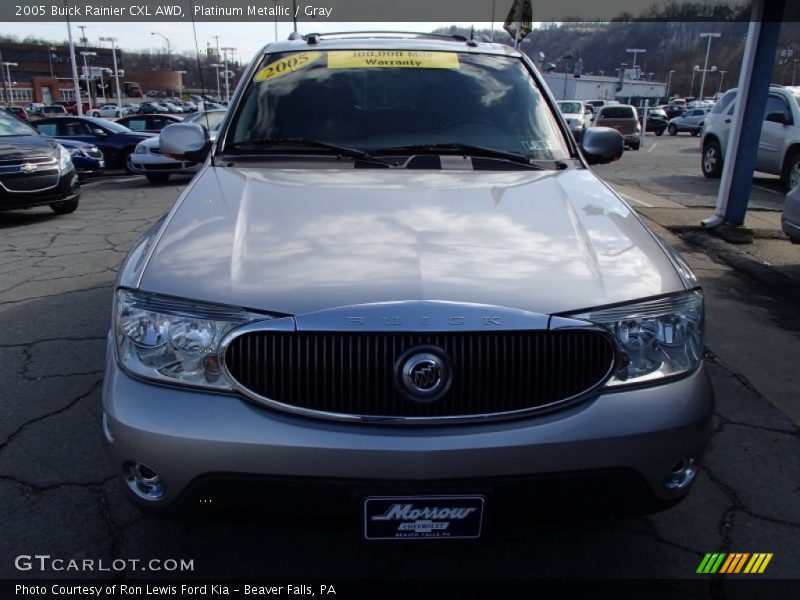 Platinum Metallic / Gray 2005 Buick Rainier CXL AWD