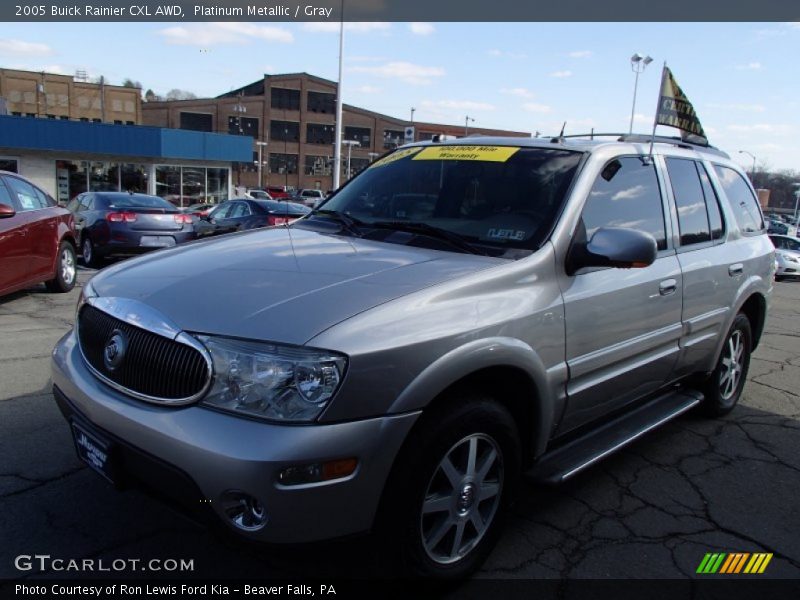 Platinum Metallic / Gray 2005 Buick Rainier CXL AWD