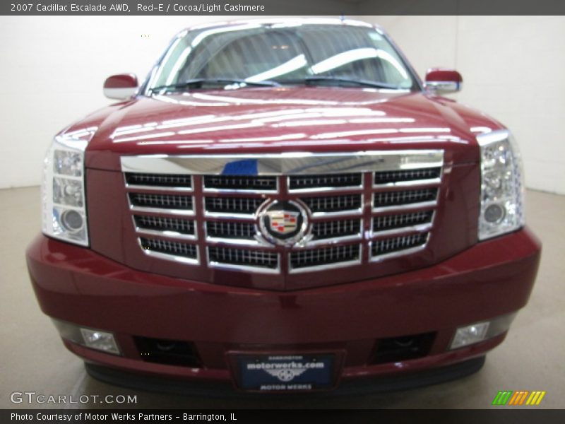 Red-E / Cocoa/Light Cashmere 2007 Cadillac Escalade AWD