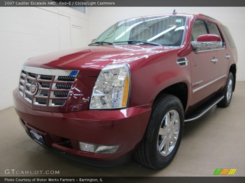 Red-E / Cocoa/Light Cashmere 2007 Cadillac Escalade AWD