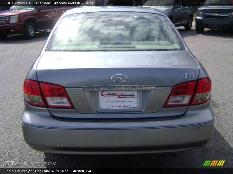 Diamond Graphite Metallic / Beige 2004 Infiniti I 35