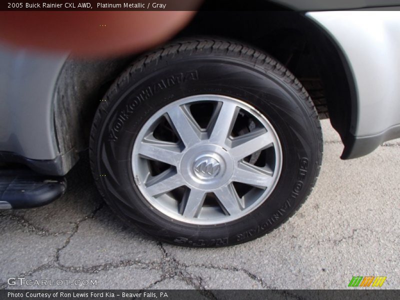 Platinum Metallic / Gray 2005 Buick Rainier CXL AWD