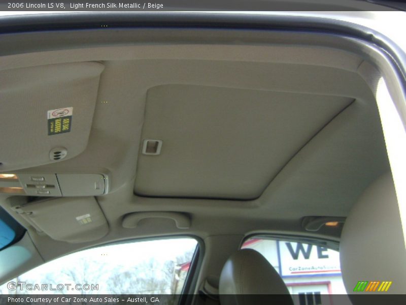 Light French Silk Metallic / Beige 2006 Lincoln LS V8