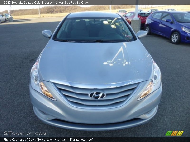 Iridescent Silver Blue Pearl / Gray 2013 Hyundai Sonata GLS