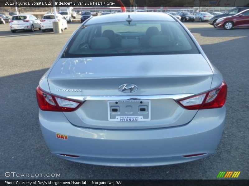Iridescent Silver Blue Pearl / Gray 2013 Hyundai Sonata GLS