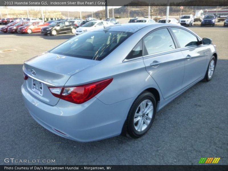 Iridescent Silver Blue Pearl / Gray 2013 Hyundai Sonata GLS