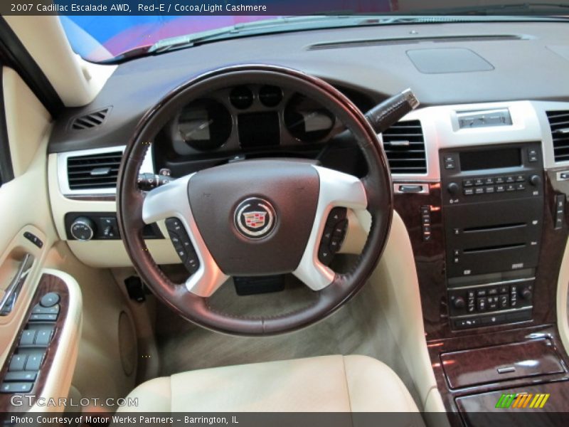Red-E / Cocoa/Light Cashmere 2007 Cadillac Escalade AWD