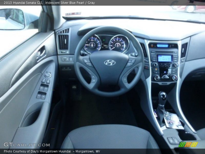 Iridescent Silver Blue Pearl / Gray 2013 Hyundai Sonata GLS