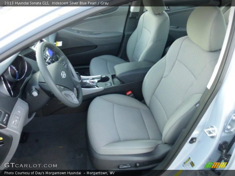 Iridescent Silver Blue Pearl / Gray 2013 Hyundai Sonata GLS