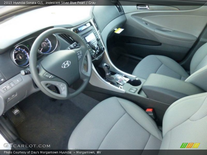 Iridescent Silver Blue Pearl / Gray 2013 Hyundai Sonata GLS