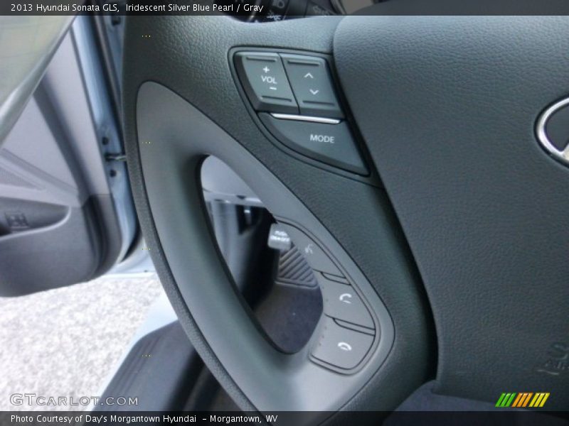 Iridescent Silver Blue Pearl / Gray 2013 Hyundai Sonata GLS