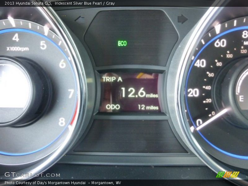 Iridescent Silver Blue Pearl / Gray 2013 Hyundai Sonata GLS