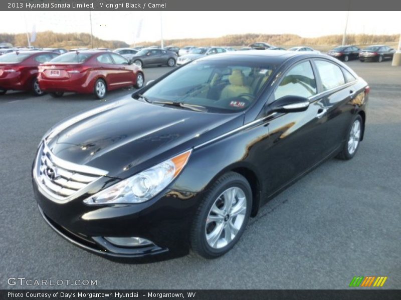 Midnight Black / Camel 2013 Hyundai Sonata Limited
